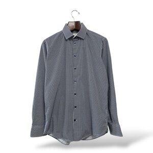 Christian Lacroix Black and White Casual Button-Up Shirt, Medium